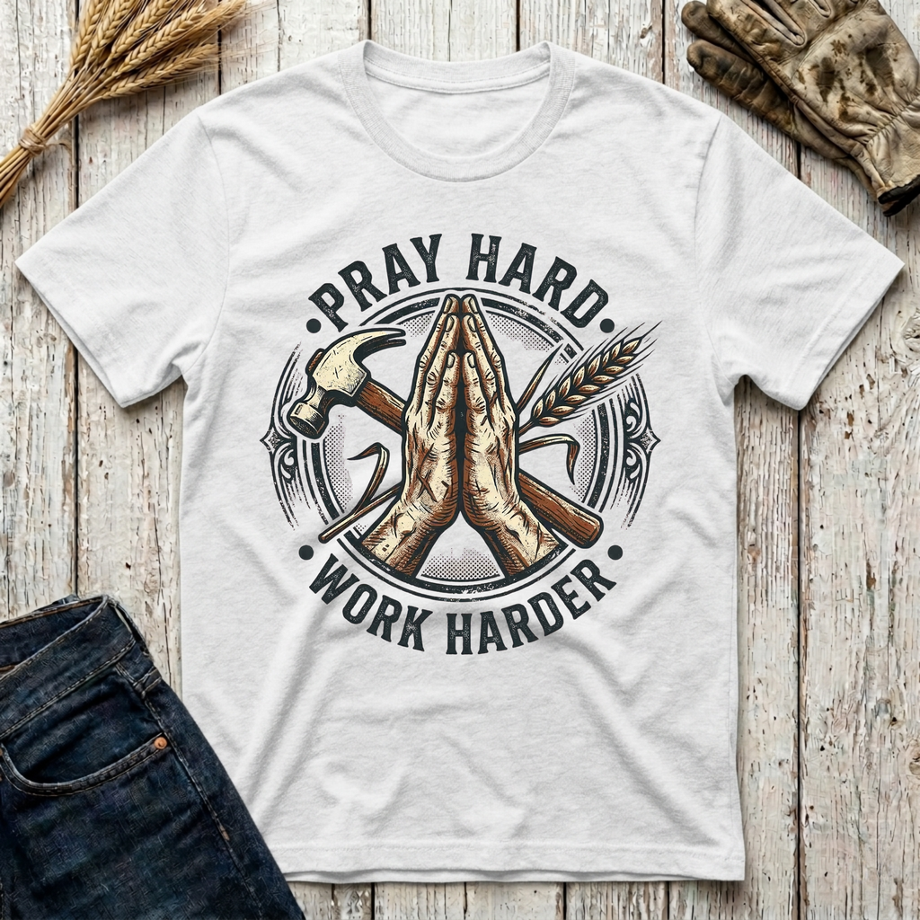 Pray Hard Work Harder T-Shirt