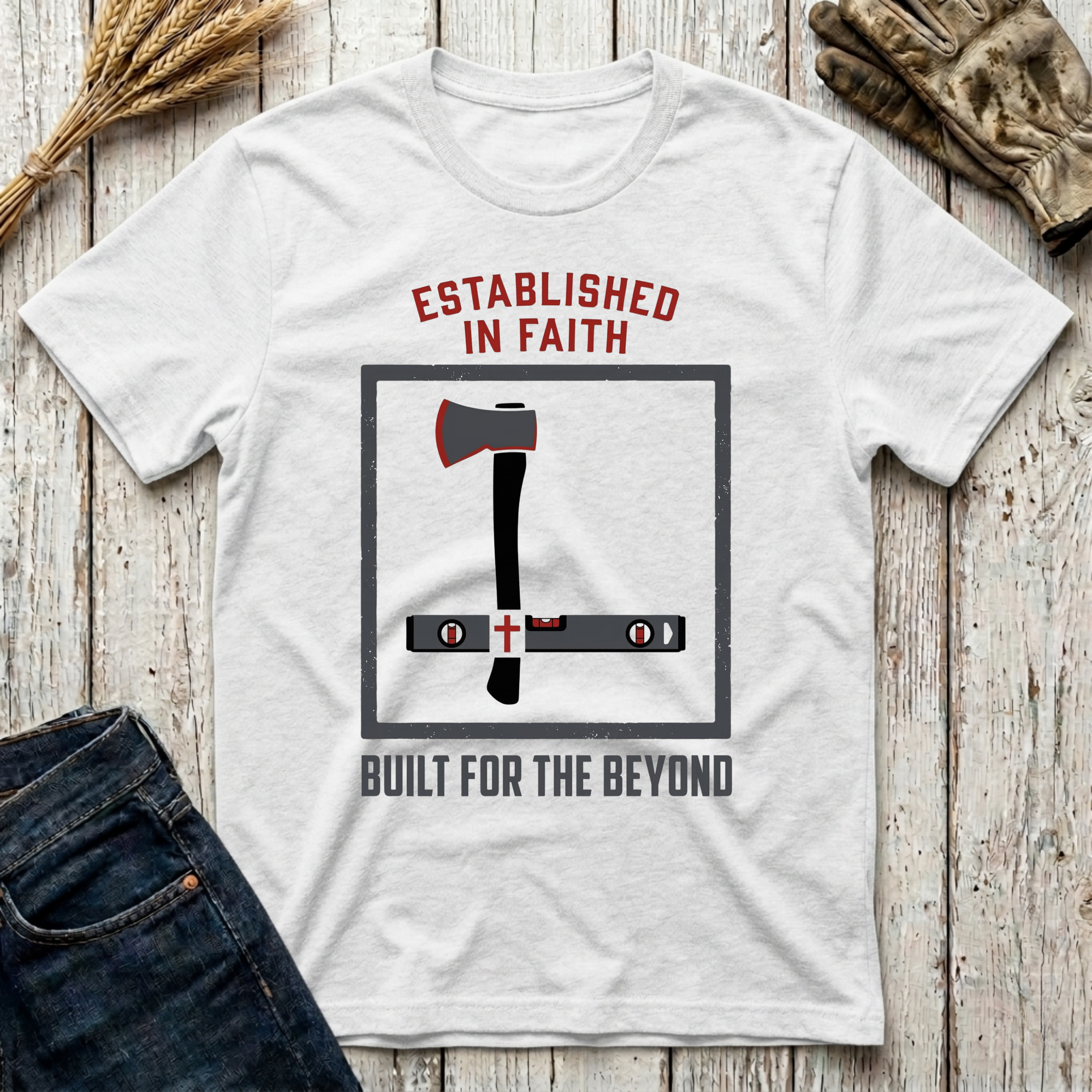 Established in Faith Built for the Beyond T-Shirt