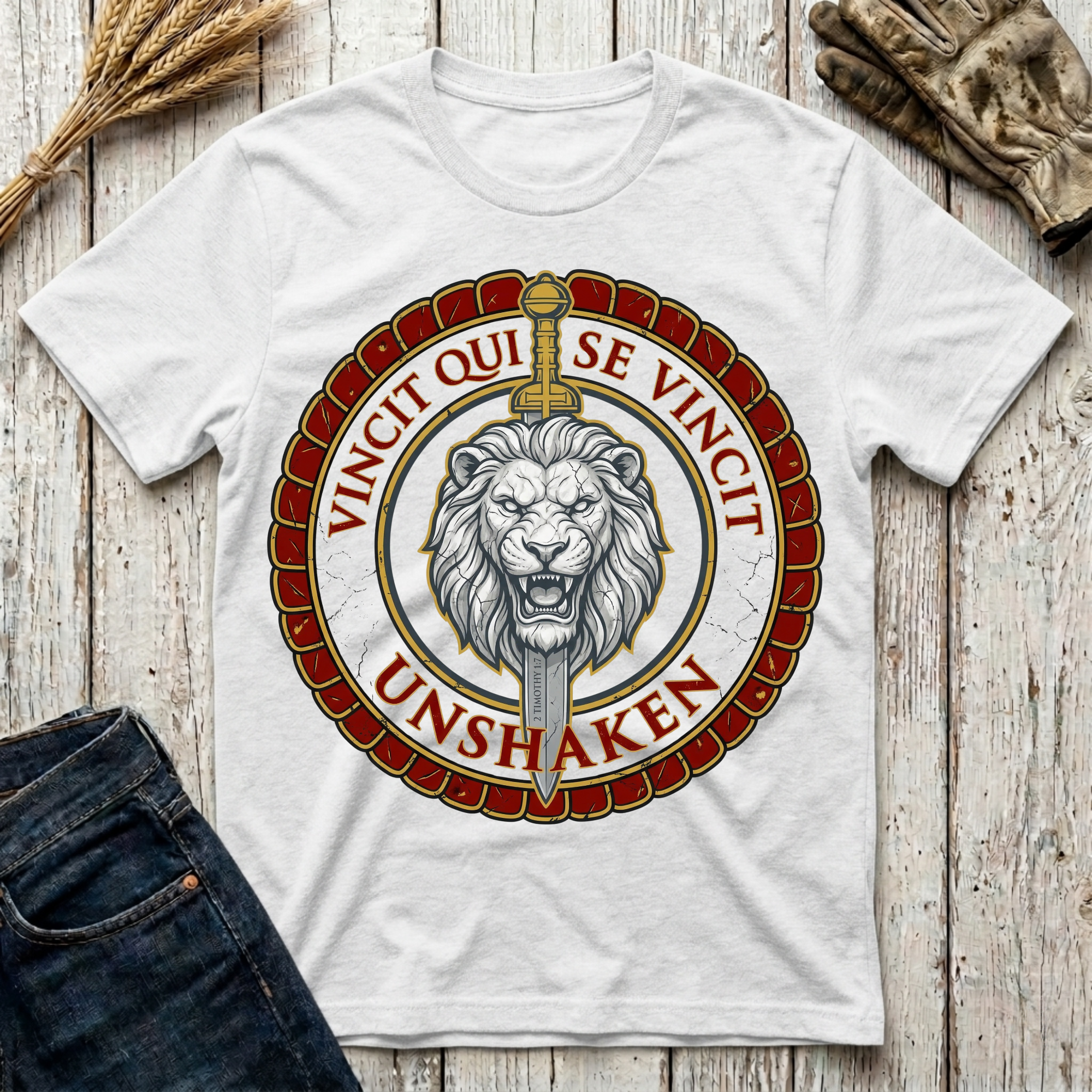 Vincit Qui Se Vincit Unshaken T-Shirt