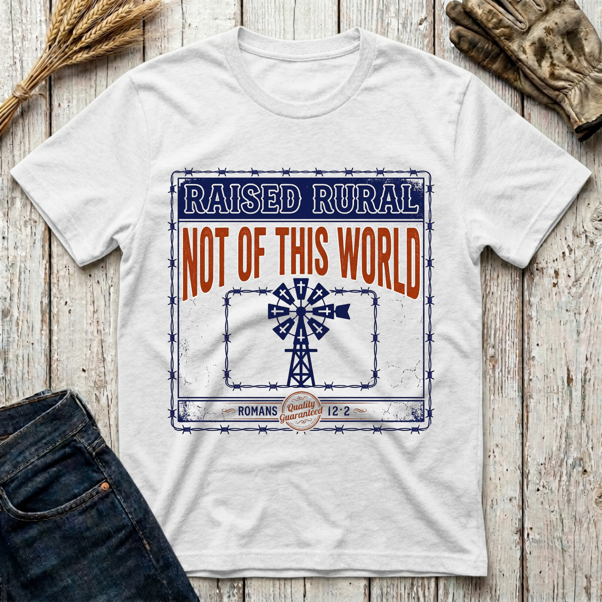 Raised Rural Not of this World T-Shirt